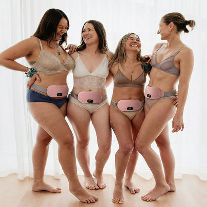 ALIVIARE™ – Cinturón menstrual con calor y masaje relajante