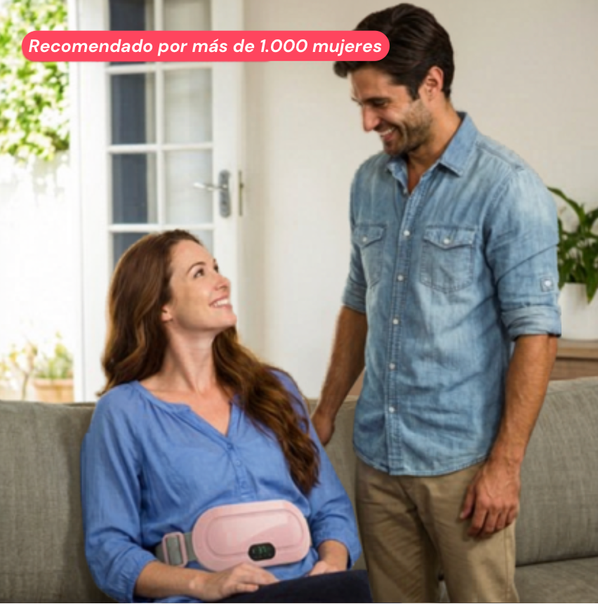 ALIVIARE™ – Cinturón menstrual con calor y masaje relajante