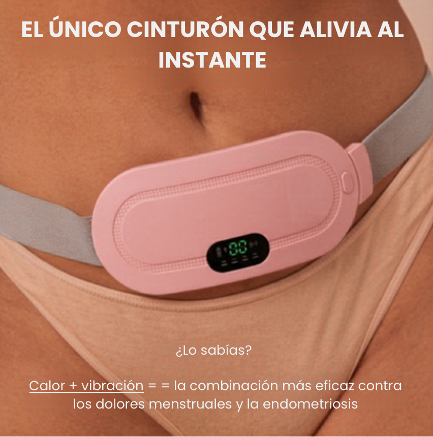 ALIVIARE™ – Cinturón menstrual con calor y masaje relajante