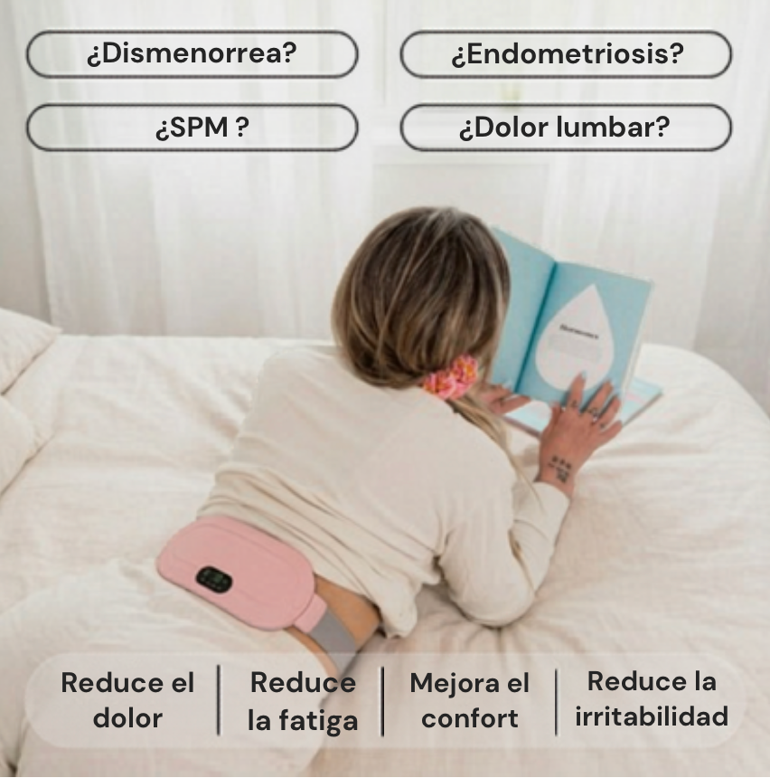 ALIVIARE™ – Cinturón menstrual con calor y masaje relajante