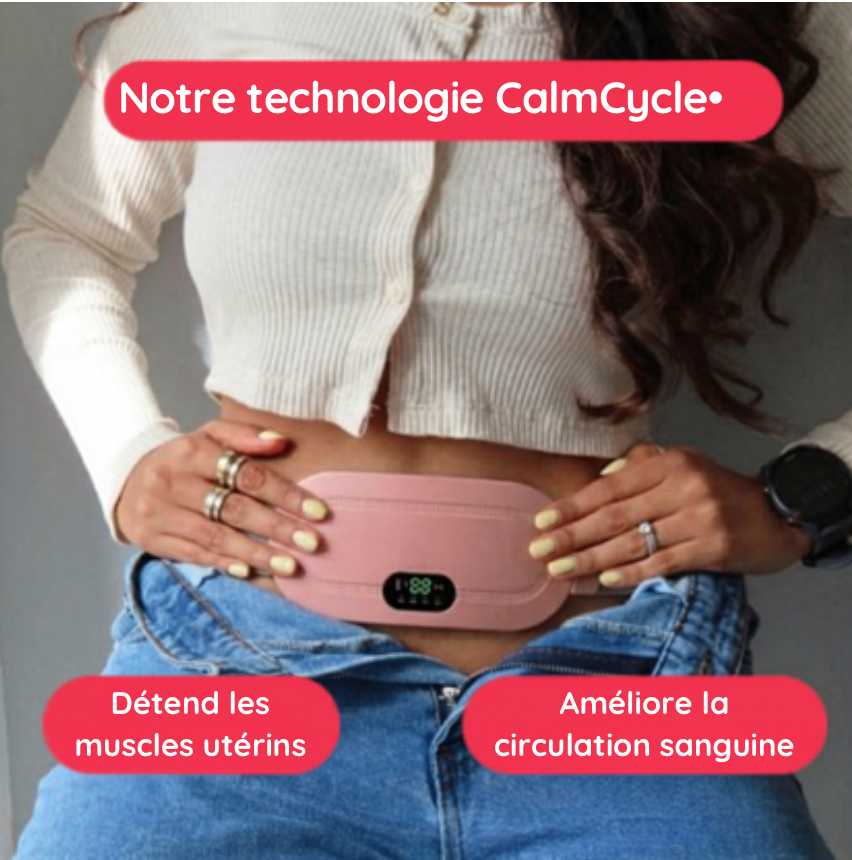 ALIVIARE™ – Cinturón menstrual con calor y masaje relajante